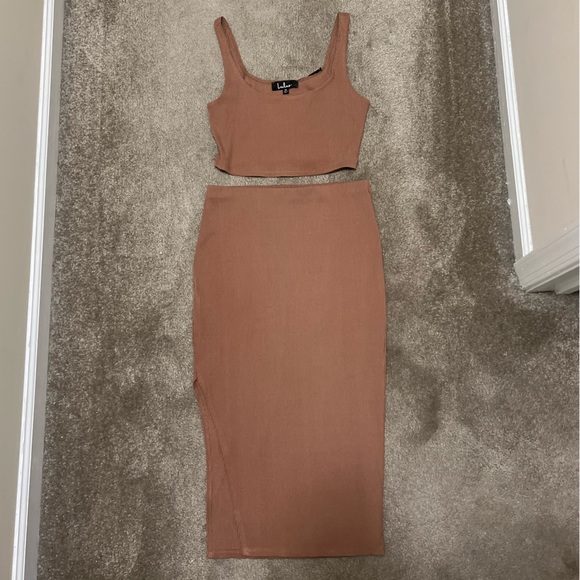 Lulus Dresses & Skirts - Lulus Ribbed Bodycon Set Medium